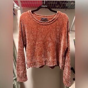 Zara Chunky Knit Cropped Sweater | size Small